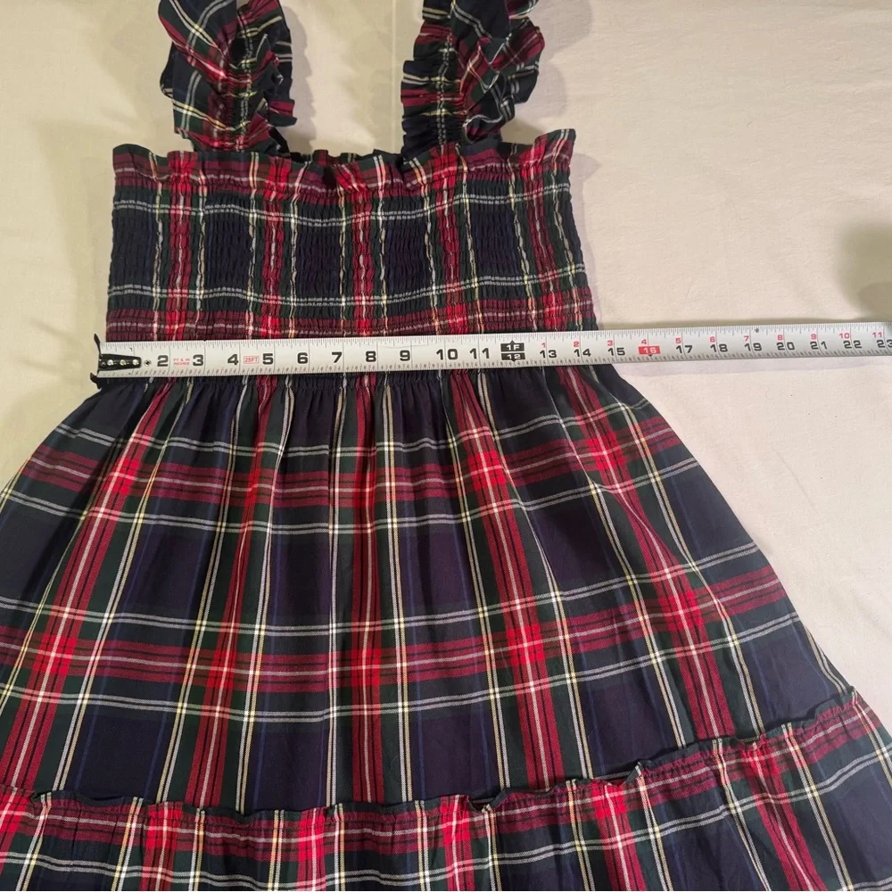Hill House Home Ellie Nap Midi Dress Tartan Plaid Med RARE HARD TO FIND Holiday - Picture 10 of 14